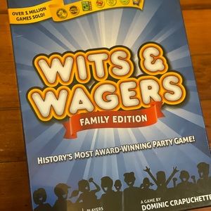 Family Ed Wits & Wagers Party Game